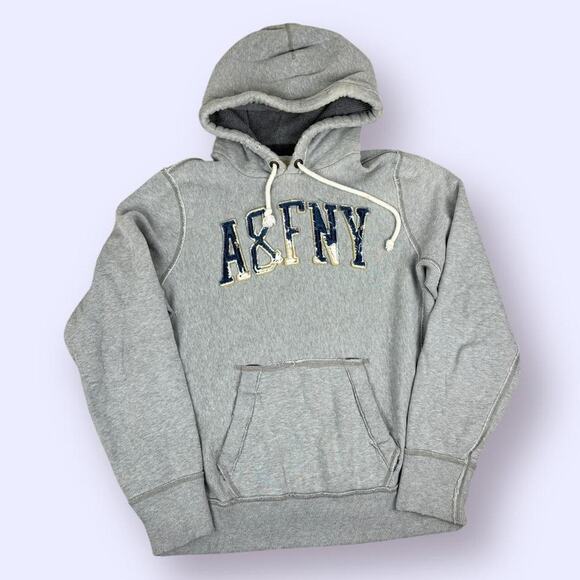 Abercrombie & Fitch Other - Abercrombie Fitch Y2K Hoodie Grey Heavy Knit Size Large